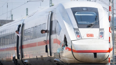 Schreck auf der ICE-Strecke Fulda-Hanau. (Foto: Boris Roessler/dpa)