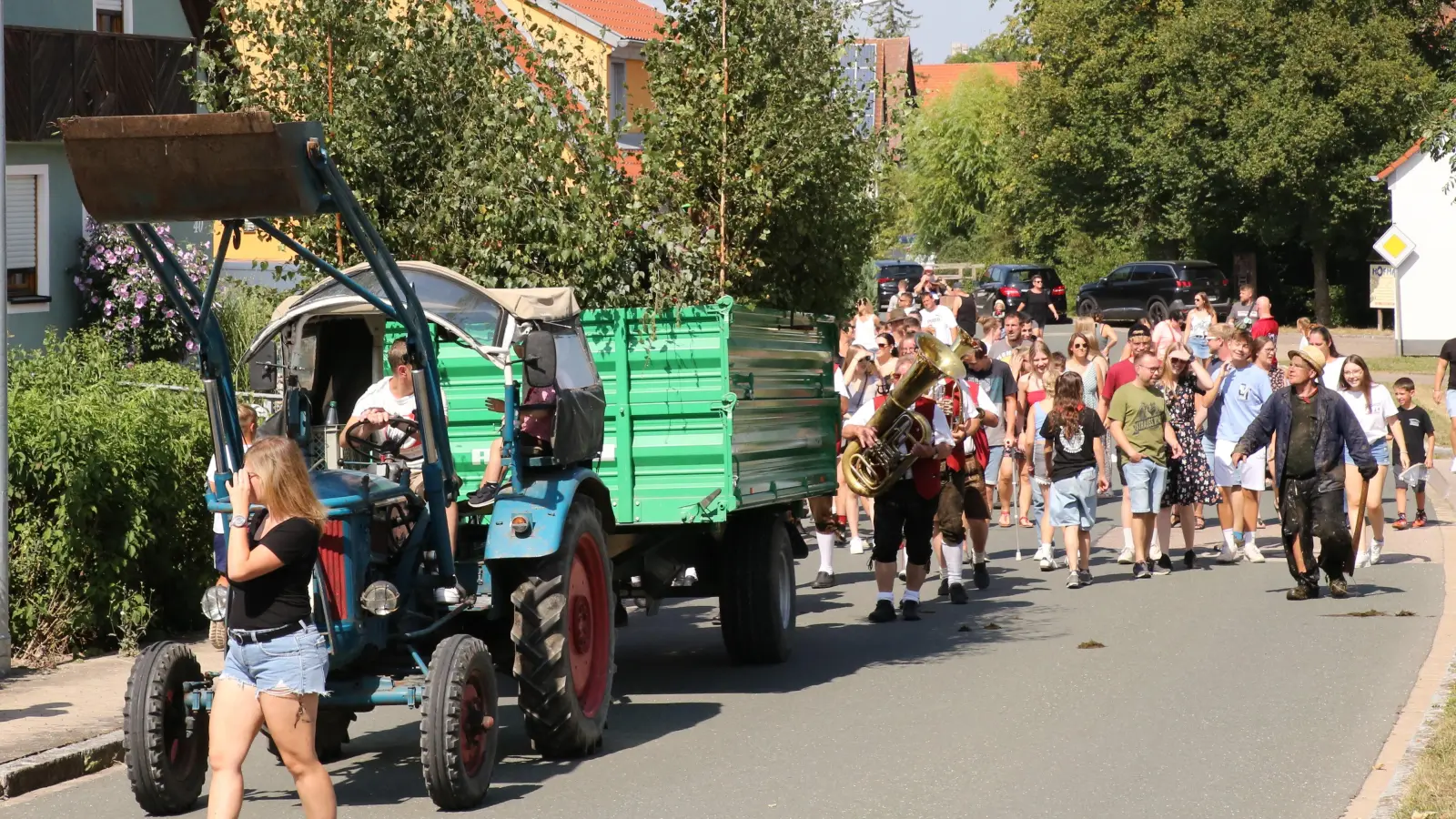 Der Umzug gehört zu den Höhepunkten der Kirchweihtage. (Foto: Alexander Biernoth)