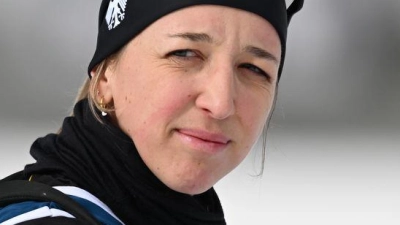 Franziska Preuß leistete sich zwei Schießfehler. (Foto: Hendrik Schmidt/dpa)