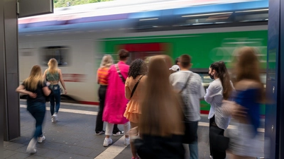 Rund 1,3 Milliarden Fahrgäste nutzten allein den öffentlichen Nahverkehr mit Bahnen. (Archivbild) (Foto: Harald Tittel/dpa)