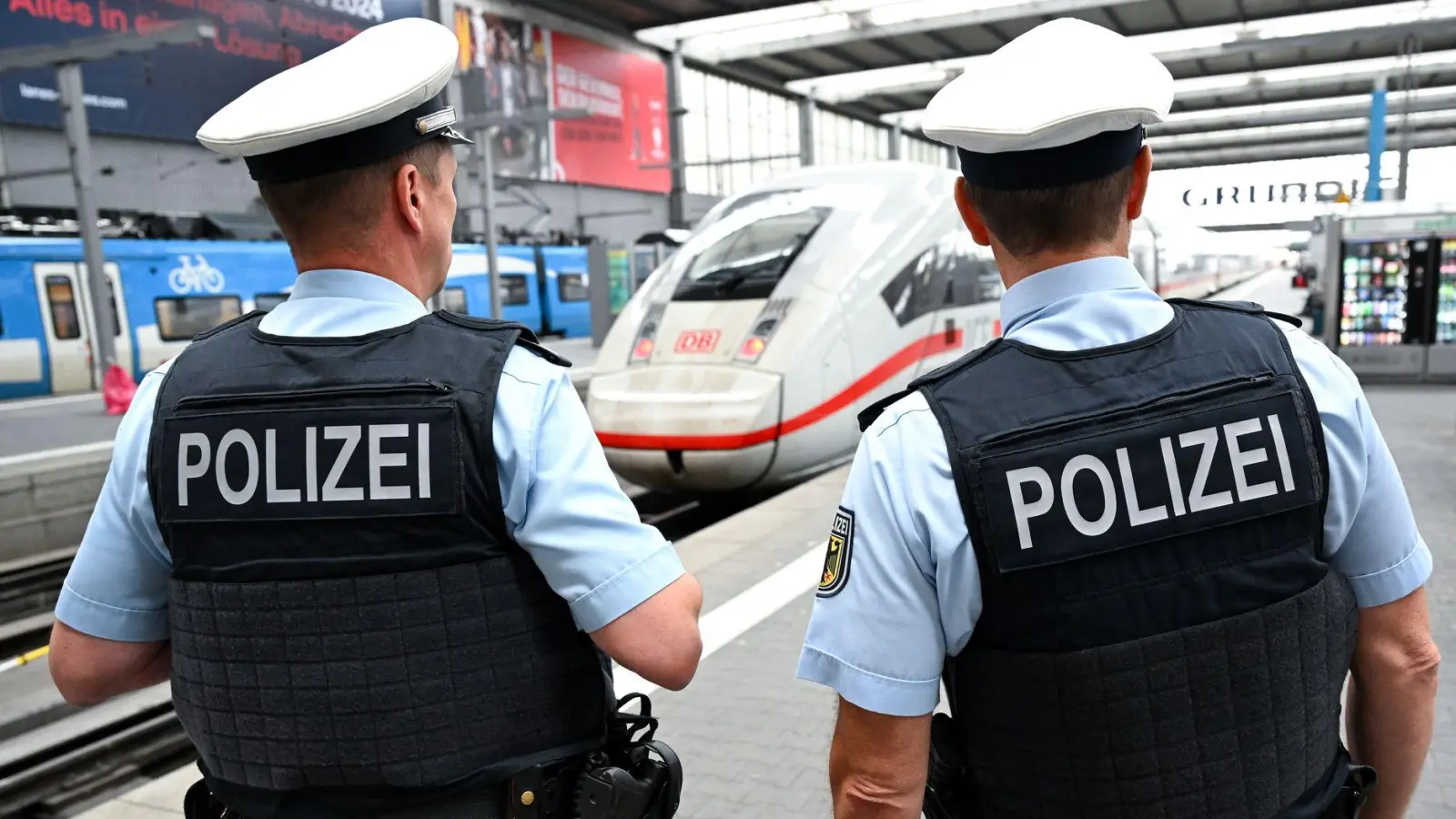 Weil viele Fans ohne Ticket zu einem Spiel zwischen dem TSV 1860 München und Energie Cottbus unterwegs sind, wird der Zug am Hauptbahnhof in München auf ein anderes Gleis umgeleitet. (Symbolbild) (Foto: Sven Hoppe/dpa)