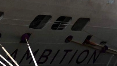 1.700 Passagiere und Crew-Mitglieder sitzen nach einer Welle von Magen-Darm-Erkrankungen auf einem Kreuzfahrtschiff in Bordeaux fest. (Foto: Christophe Archambault/AFP/dpa)