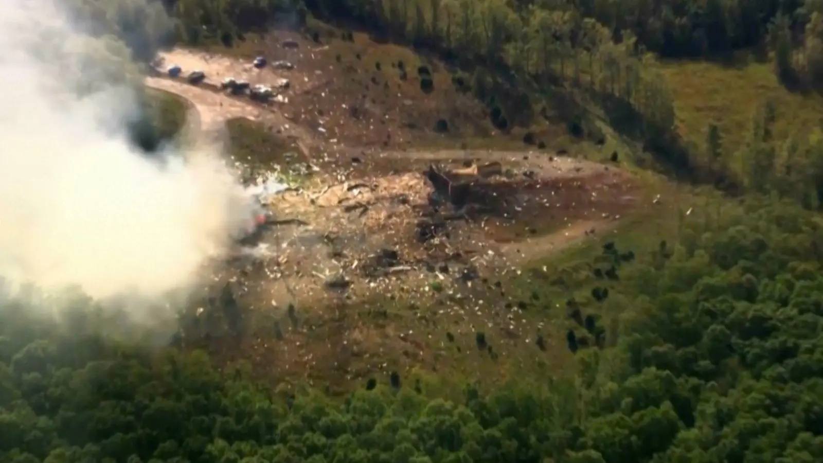 Bei der Explosion hat es Todesopfer gegeben.  (Foto: Uncredited/WTVF-TV/AP/dpa)
