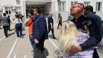 Erneut fielen Schüsse an einer Schule in der Türkei. (Foto: IHA/IHA via AP/dpa)