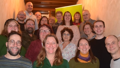 Mit dieser Truppe gehen die Uffenheimer Grünen ins Rennen um die Stadtratsmandate.  (Foto: Gerhard Krämer)