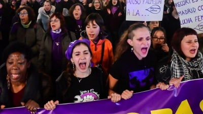 In Spanien gibt es nicht nur Gesetze zum Schutz der Frauen, sondern auch gesellschaftliches Bewusstsein. (Archivbild) (Foto: Richard Zubelzu/ZUMA Press Wire/dpa)