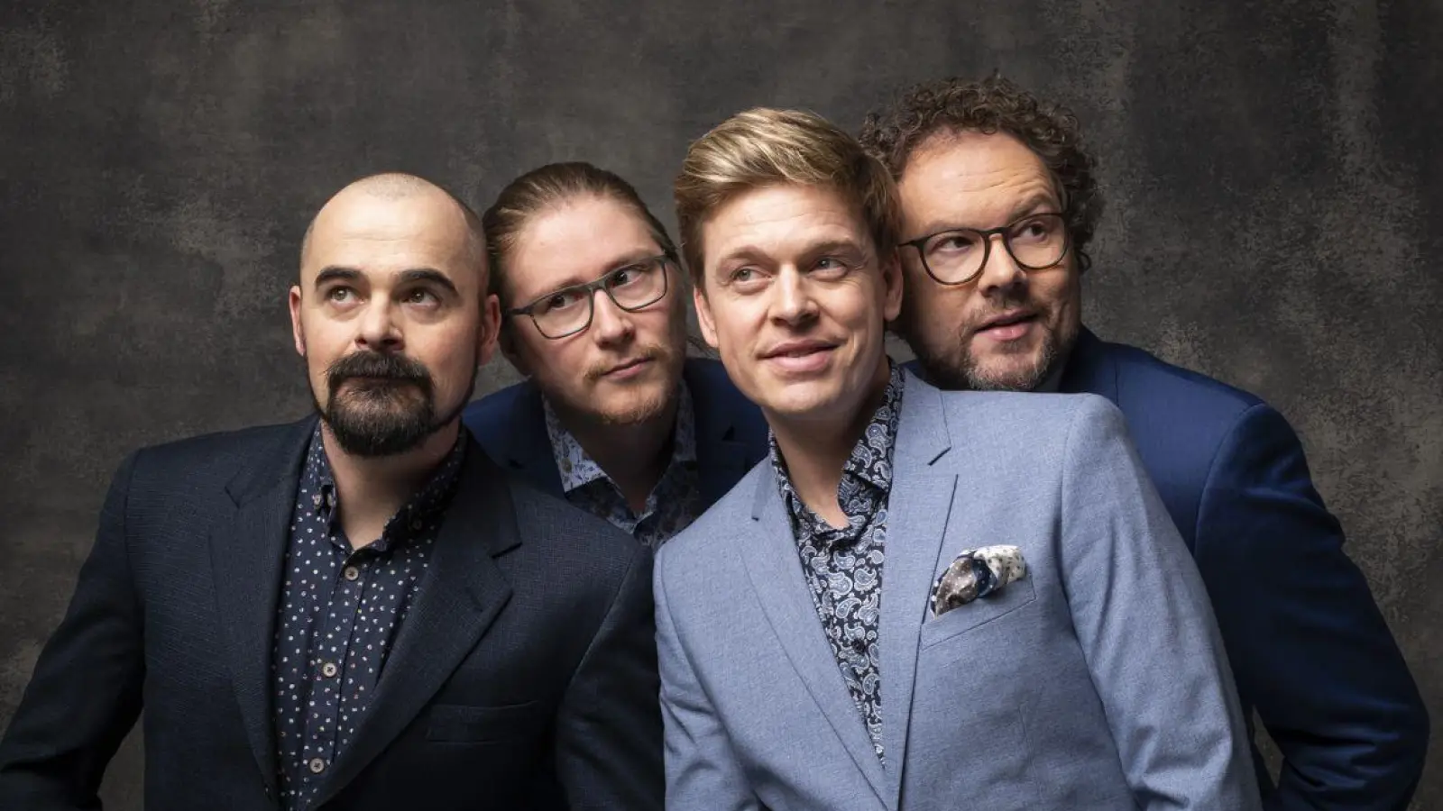 Reist mit Filmmelodien in Veitshöchheim an: Viva Voce (von links), Bastian Hupfer, Andreas Kuch, David Lugert und Heiko Benjes.  (Foto: Cristopher Civitillo)