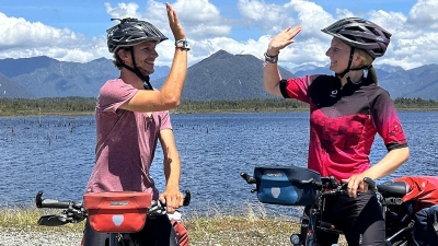 Nahe Greymouth (Neuseeland): Wieder ein Stück geschafft. (Foto: Jean Peaden)