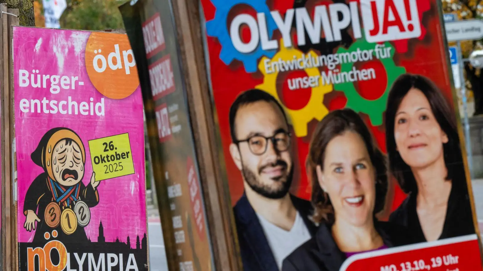 Befürworter und Gegner werben um die Stimmen in München. (Archivfoto) (Foto: Peter Kneffel/dpa)