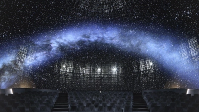 Das Planetarium in Prag nutzt selbstleuchtende Lichtquellen anstatt Projektoren. (Foto: Fotostudio Boysplaynice/Planetarium Prag/dpa)