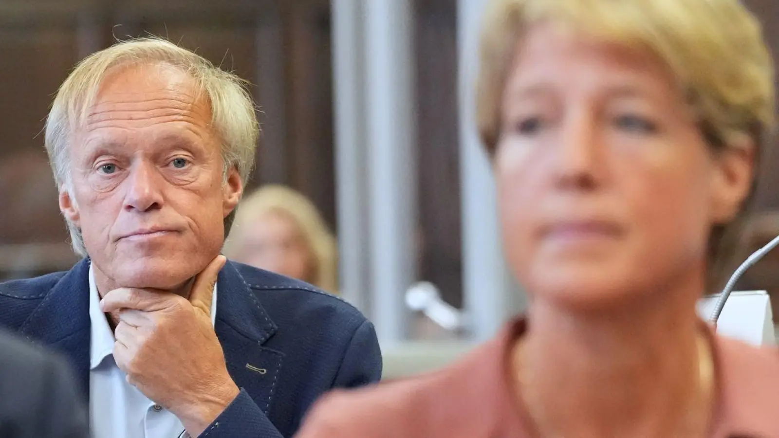 Nach Worten von Delling wurden die Kinder gegen ihn aufgebracht. (Foto: Marcus Brandt/dpa Pool/dpa)