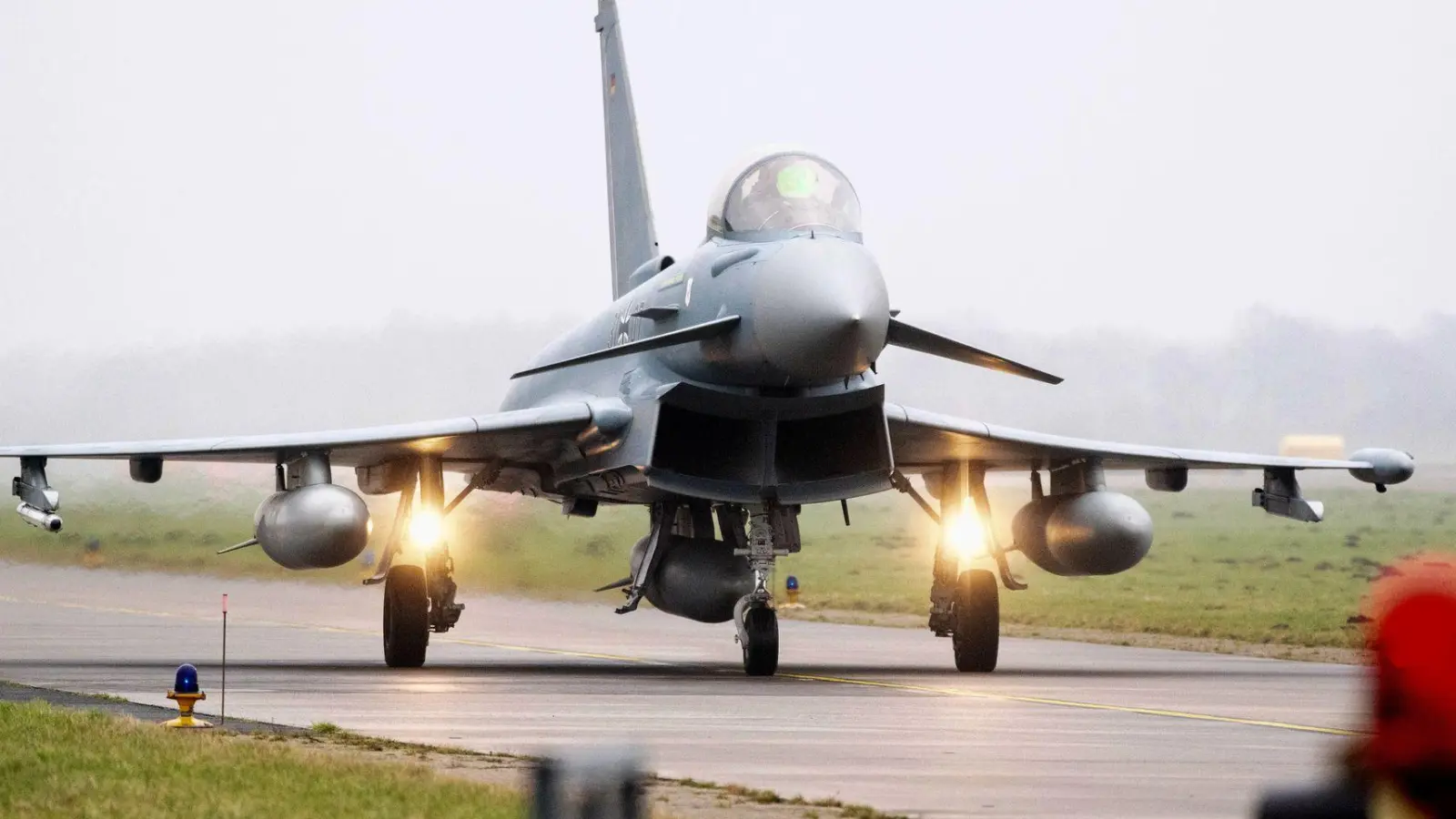 Der Eurofighter wurde gemeinsam von Deutschland, Großbritannien, Spanien und Italien entwickelt. (Symbolfoto) (Foto: Hauke-Christian Dittrich/dpa)