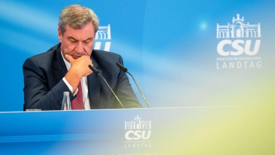 Markus Söder fordert Konsequenzen aus den CDU-Wahlpleiten. (Foto: Daniel Vogl/dpa)