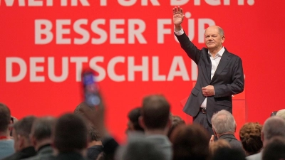 Olaf Scholz ist zum zweiten Mal Kanzlerkandidat der SPD. (Foto: Michael Kappeler/dpa)