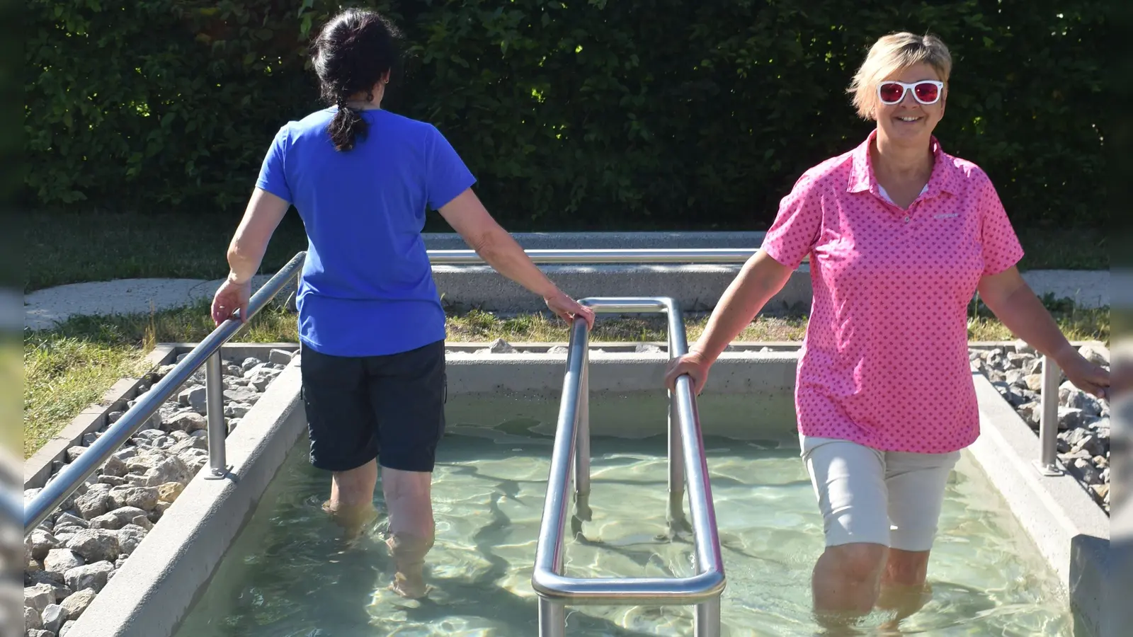 In Münchsteinach gibt es auch eine Kneipp-Anlage. (Foto: Ute Niephaus)