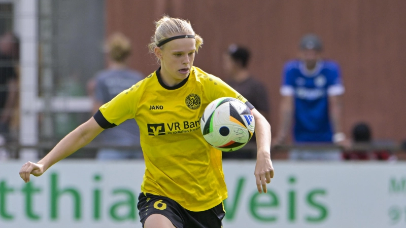 Das Trikot des SV Weinberg tauscht Dana Keßler in den nächsten Wochen mit dem Nationaltrikot. (Foto: Martin Rügner)