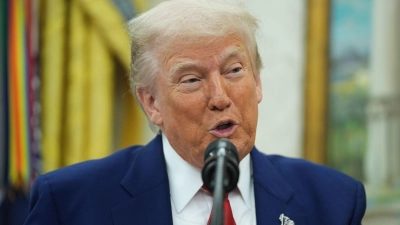 Der Rechtsstreit um Trumps Zölle ist noch nicht am Ende.  (Foto: Evan Vucci/AP/dpa)