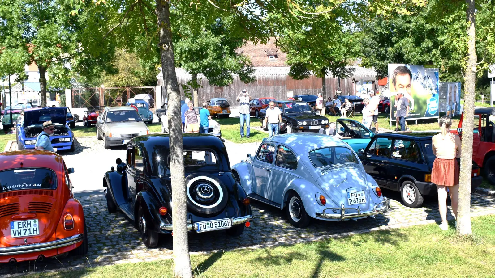 Zahlreiche alte Schätzchen werden wieder beim Oldtimertreffen in Wilhermsdorf zu bestaunen sein. (Foto: Gudrun Schwarz)