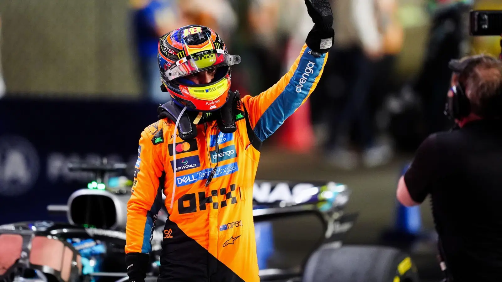 Pole für den Sprint, Sieg im Sprint, Pole für den Großen Preis - es läuft wieder bei Piastri.  (Foto: David Davies/PA Wire/dpa)