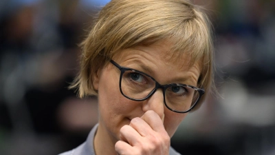 Grünen-Chefin Franziska Brantner kritisiert das Vorgehen in der Debatte über eine Rentenreform. (Archivbild) (Foto: Hendrik Schmidt/dpa)