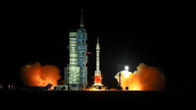 Mit der Mission „Shenzhou 21“ setzt China sein ehrgeiziges Raumfahrtprogramm fort. (Foto: Wang Jiangbo/XinHua/dpa)
