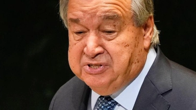 UN-Generalsekretär António Guterres. (Archivbild) (Foto: Yuki Iwamura/AP/dpa)
