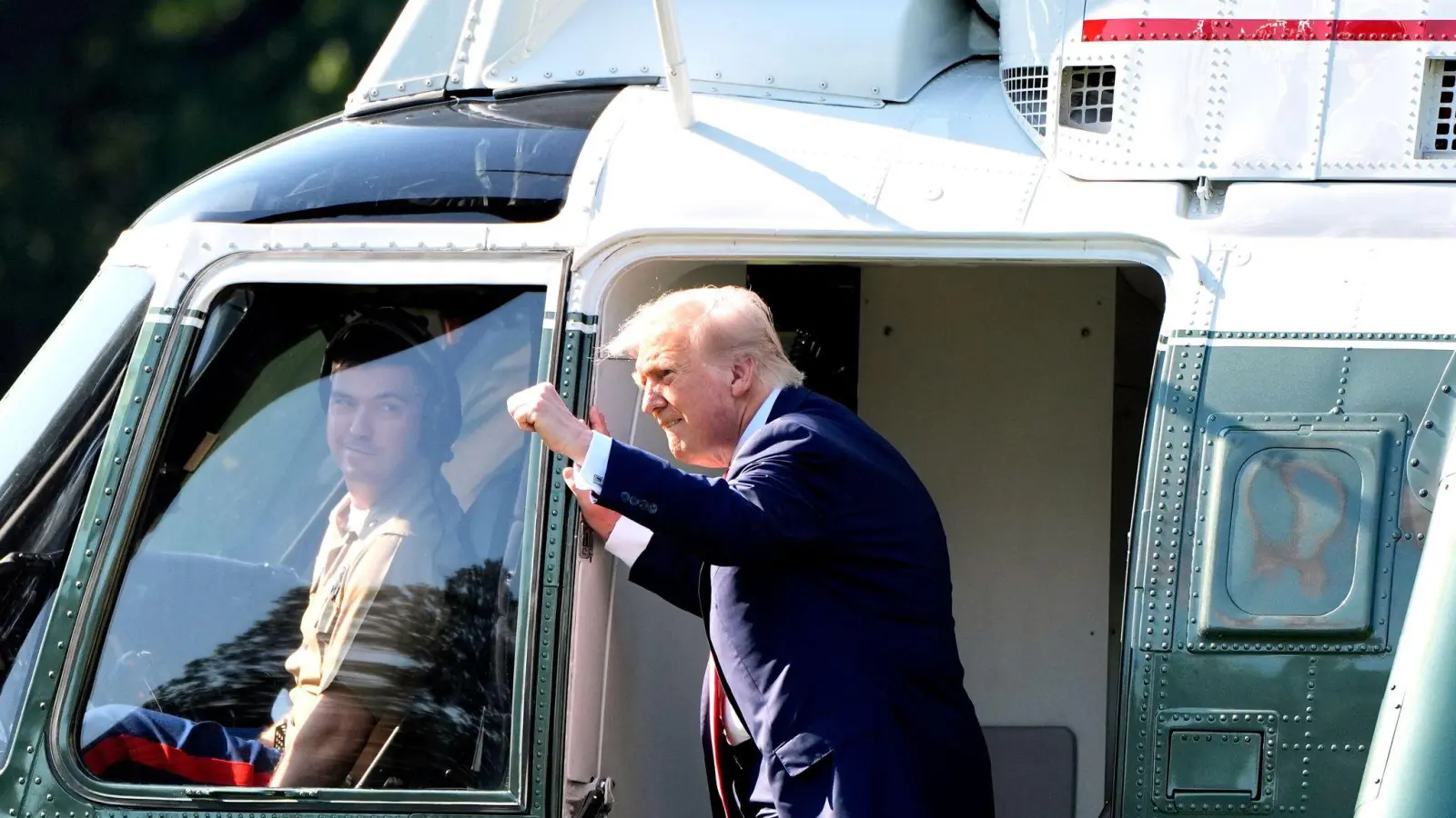 Trump spricht von einer 50:50-Chance auf einen EU-Deal (Foto: Alex Brandon/AP/dpa)
