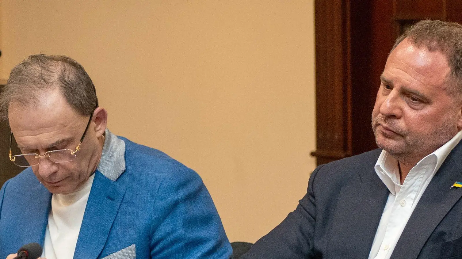 Jermak war die rechte Hand von Präsident Wolodymyr Selenskyj. (Archivfoto) (Foto: Dan Bashakov/AP/dpa)