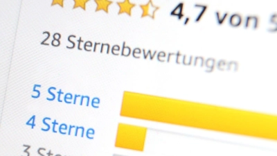Bewertungen auf Webseiten sind ohnehin mit Vorsicht zu genießen. Online-Händler müssen zudem darauf hinweisen, wie die Bewertungen zustanden kommen.  (Foto: Karl-Josef Hildenbrand/dpa-tmn)