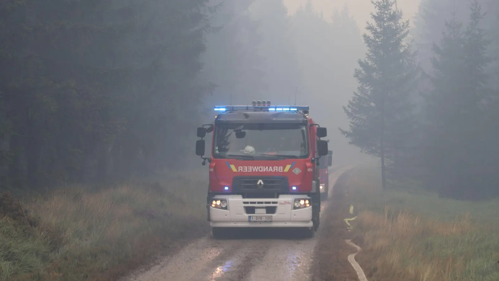 Der kräftezehrende Einsatz dauert an.  (Foto: Sascha Thelen/dpa)