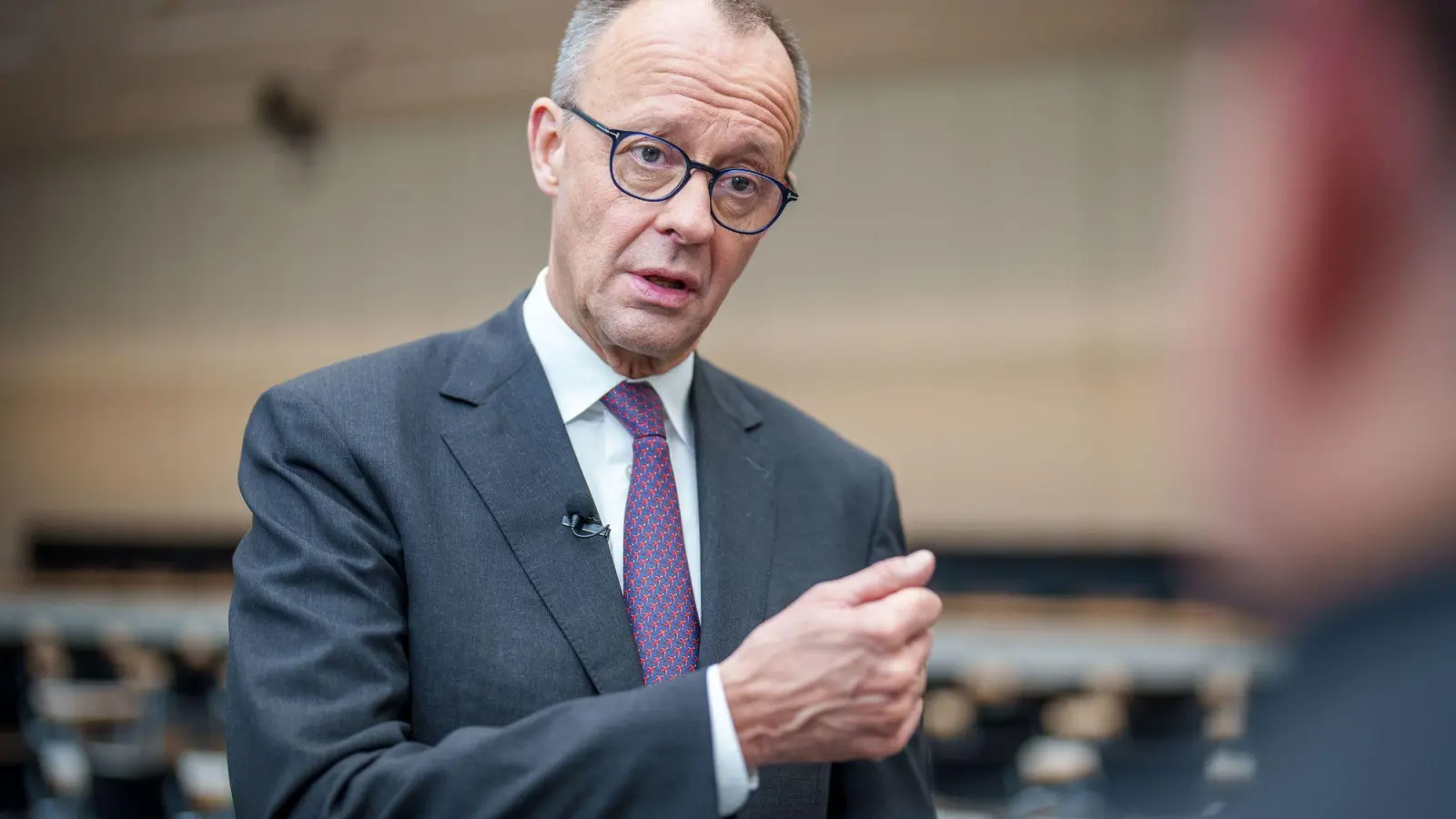 Friedrich Merz wirft der SPD vor, nur in alten Schablonen zu denken. (Foto: Michael Kappeler/dpa)