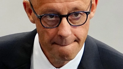 Friedrich Merz war die Ernüchterung anzusehen.  (Foto: Kay Nietfeld/dpa)