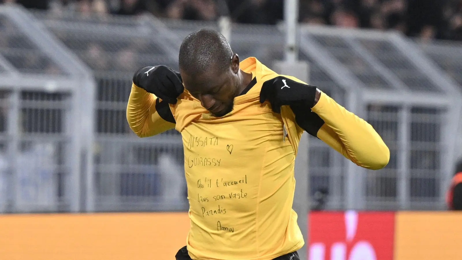 Überraschte mit einer traurigen Botschaft: Serhou Guirassy.  (Foto: Bernd Thissen/dpa)