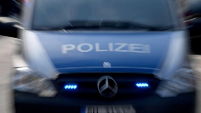 Auf einem Autohof nahm die Verkehrspolizei einen Sattelzug unter die Lupe. (Symbolbild: Carsten Rehder/dpa)