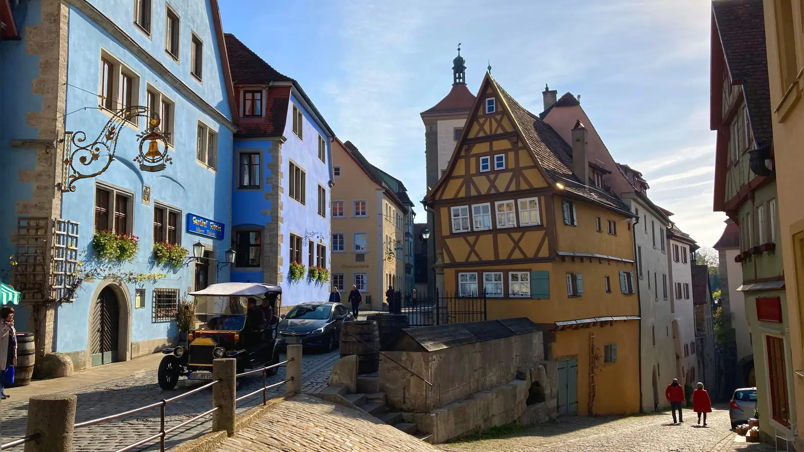 Das Plönlein ist einer der bekanntesten Punkte der Rothenburger Altstadt. (Foto: Clarissa Kleinschrot)