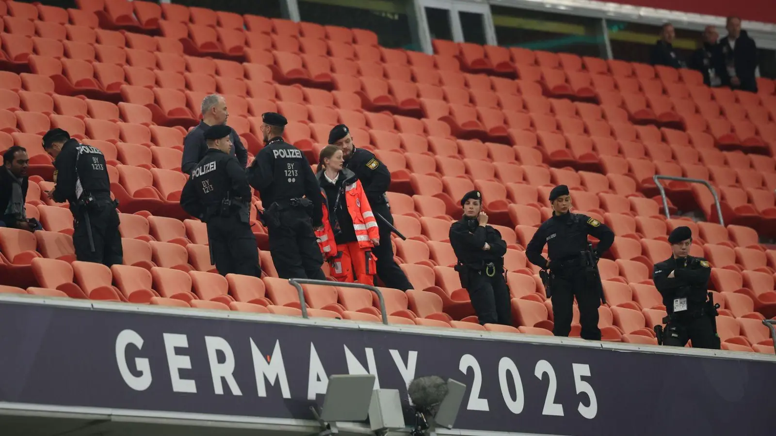 Während des Endspiels in München gab es einen Notfall. (Foto: Christian Charisius/dpa)