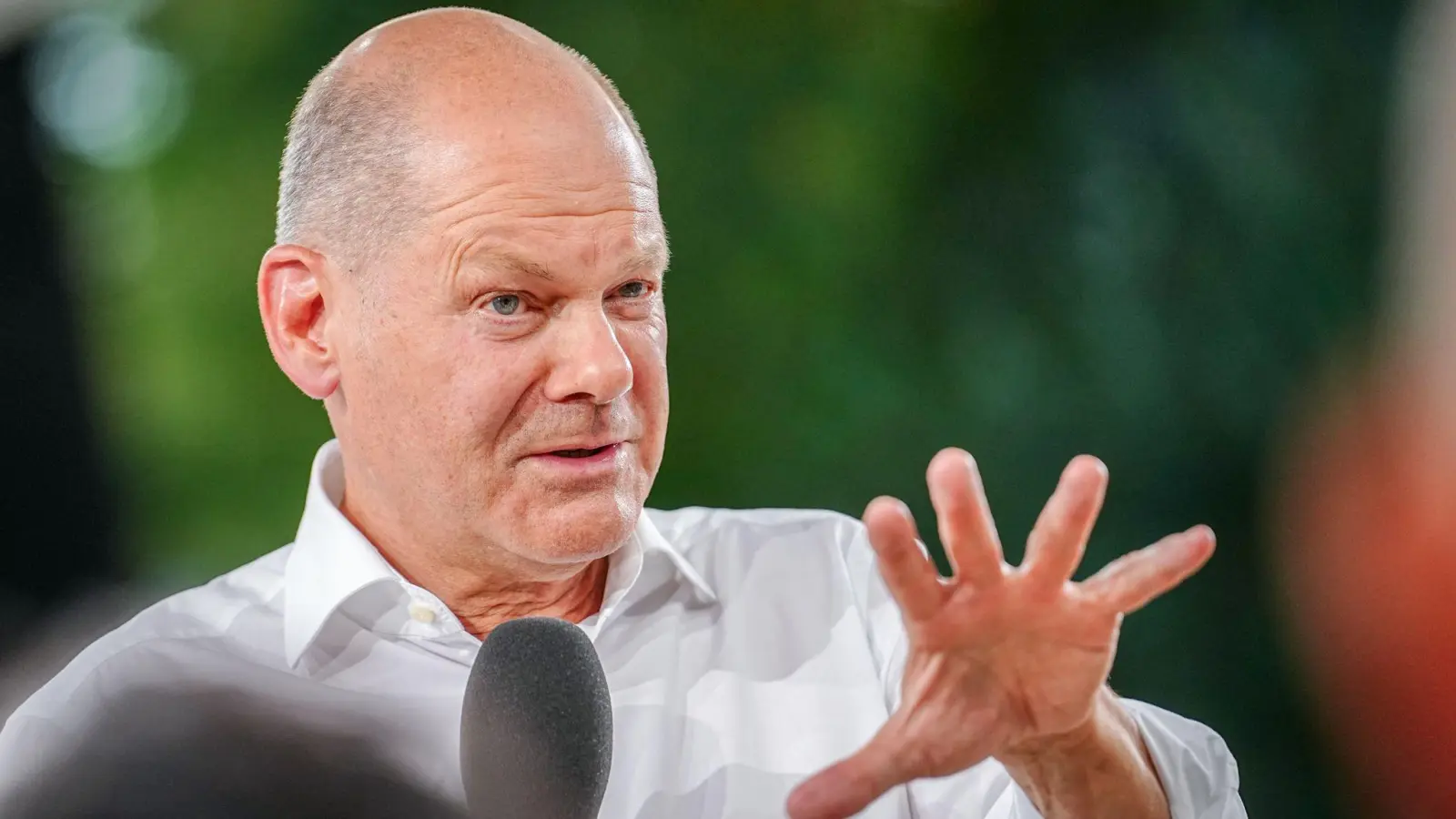 Scholz über Scholz: „Ich bin Läufer und habe eine gute Kondition.“ (Archivbild) (Foto: Kay Nietfeld/dpa)