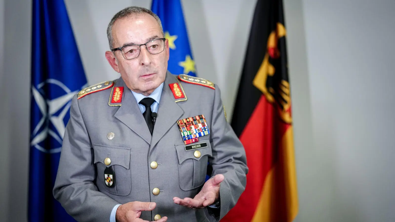 Generalinspekteur Carsten Breuer (Foto: Kay Nietfeld/dpa)