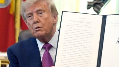 Trump brachte am Wochenende die Idee auf, aus dem US-Bundesstaat New Mexico könnte „New America“ werden. (Archivbild) (Foto: Manuel Balce Ceneta/AP/dpa)