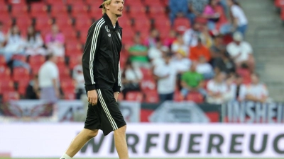 Nick Woltemade bleibt als Angreifer in der deutschen Startelf. (Foto: Rolf Vennenbernd/dpa)