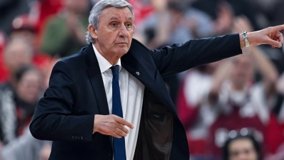 Svetislav Pesic übernahm während der laufenden Saison noch einmal den FC Bayern. (Archivbild) (Foto: Sven Hoppe/dpa)