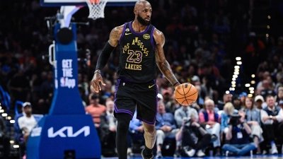 LeBron James sucht eine neue sportliche Herausforderung. (Archivbild) (Foto: Gerald Leong/AP/dpa)