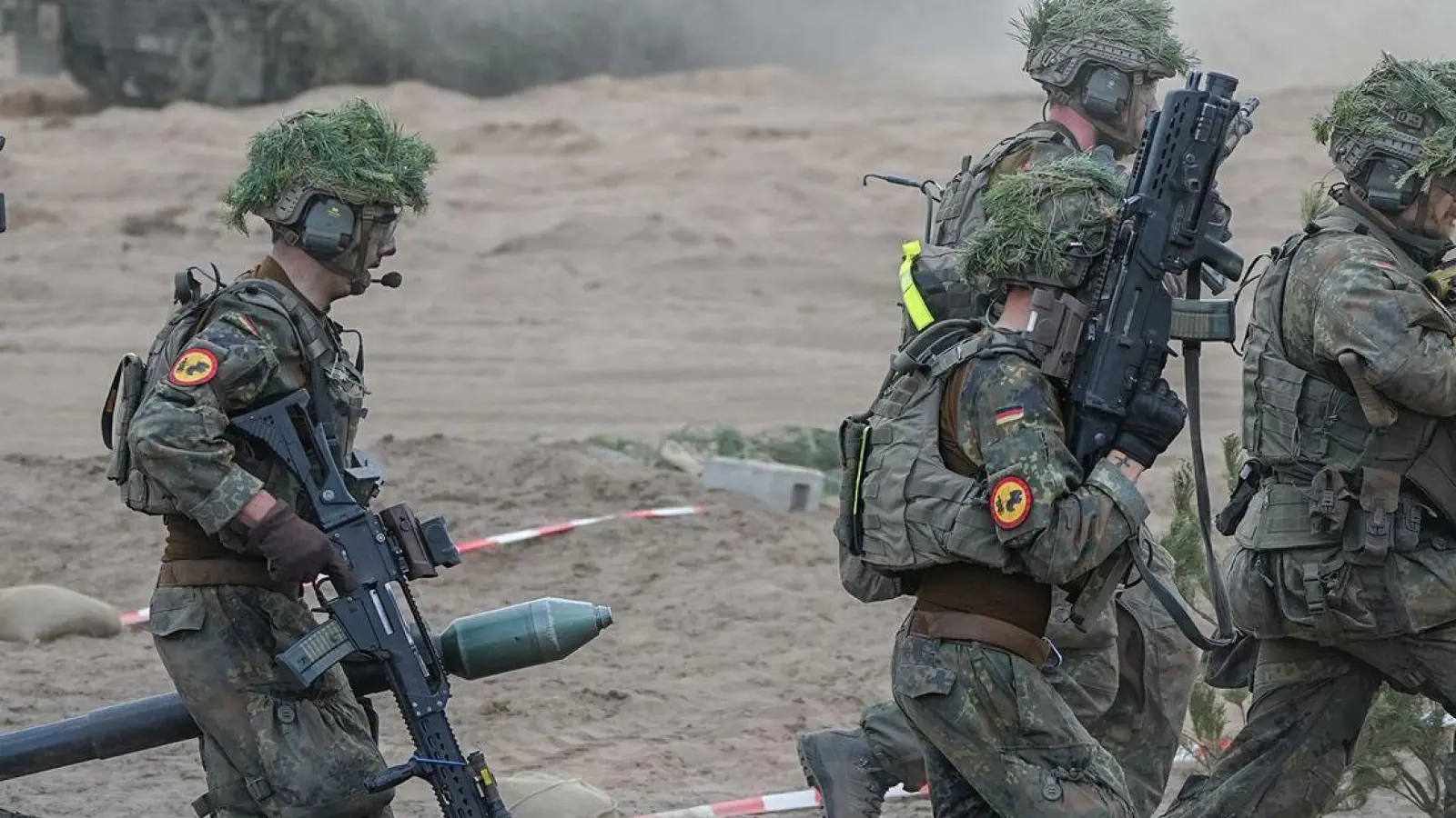 Die Bundeswehr beteiligte sich unter anderem mit einem Großmanöver mit dem Namen Quadriga 2024 an Steadfast Defender. (Foto: Kay Nietfeld/dpa)