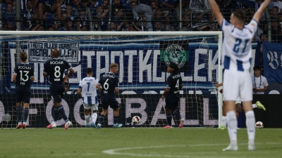 Hertha BSC erzielte das erste Tor der neuen Zweitliga-Saison.  (Foto: David Ebener/dpa)