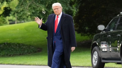 Trump droht der EU mit Zöllen.  (Foto: Jacquelyn Martin/AP/dpa)
