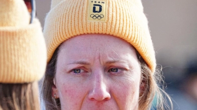 Musste eine Olympia-Enttäuschung verkraften: Skirennfahrerin Lena Dürr (Archivbild). (Foto: Michael Kappeler/dpa)