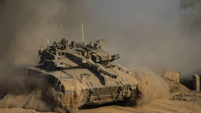 Werden künftig wieder deutsche Motoren für israelische Panzer geliefert? (Symbolbild) (Foto: Tsafrir Abayov/AP/dpa)