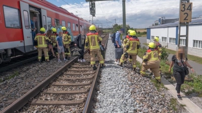 Die Feuerwehren im Landkreis haben Erfahrung mit Evakuierungen von Zügen - hier ein Zwischenfall in der Nähe von Neustadt. (Archivbild: Johann Schmidt)