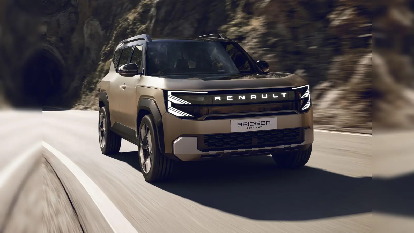 SUV-Studie: Der Bridger Concept von Renault ist nach Herstellerangaben für Verbrenner genauso gerüstet wie für Hybrid- oder Elektroantrieb. (Foto: Renault/dpa-tmn)