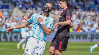 Sigurd Haugen (l) wechselt vom TSV 1860 München zum 1. FC Nürnberg. (Archivbild) (Foto: Helen Fiona/dpa)